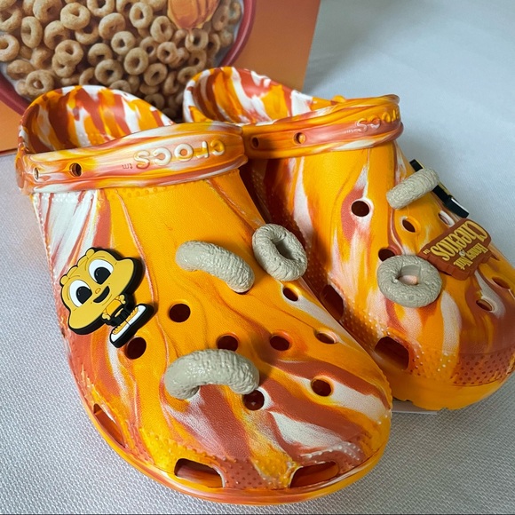Crocs Classic Honey Nut Cheerios Men's Size 11 Clog 3 Day Shipping! - Picture 5 of 9